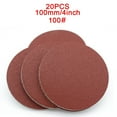 thumbnail image 1 of Chendee 20 Pcs Disque de Papier de Verre Spécial 4 Pouces/100mm 40-2000 pour Polissage Rond, 100 Grains, 1 of 6