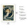 thumbnail image 2 of Alexander Herrmann’s Beautiful Illusion - Maid of the Moon - Vintage Magic Poster c.1898 - Fine Art Matte Paper Print (Unframed) 20x26in, 2 of 4