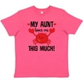 thumbnail image 3 of Inktastic My Aunt Loves Me Nephew Youth T-Shirt, 3 of 5