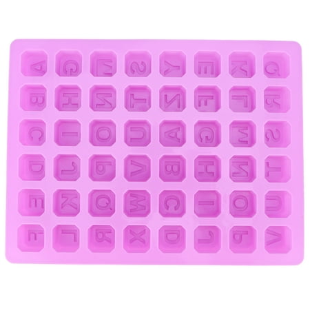 

48‑Grid Silicone Letter Baking Utensils Ice Tray Mold Letter Mold Tray Alphabet Baking Mould for Chocolate Candies Cookies Ice Cubes Making