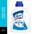 thumbnail image 1 of Lysol® Laundry Disinfectant, Crisp Linen, 0% Bleach, Eliminates germs that detergents may leave behind, 2.7 L, 1 of 13