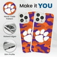thumbnail image 3 of Clemson Tigers HD Phone Case Compatible with Apple iPhone 14 Pro (Camo) by Affinity Bands, 3 of 3