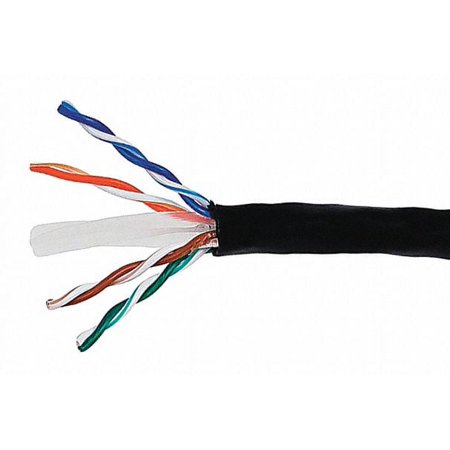 UPC: 0889028046302 | Monoprice Data Cable Cat 6 23 AWG 1000ft Black 8102