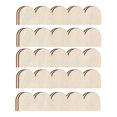 thumbnail image 3 of 10 molduras decorativas de madera en forma de abanico, bonitas molduras para vallas. 40 cm x 9 cm x 03 cm, 3 of 9
