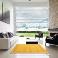 thumbnail image 7 of Ahgly Company Machine Washable Indoor Rectangle Contemporary Deep Yellow Area Rugs, 2' x 4', 7 of 7