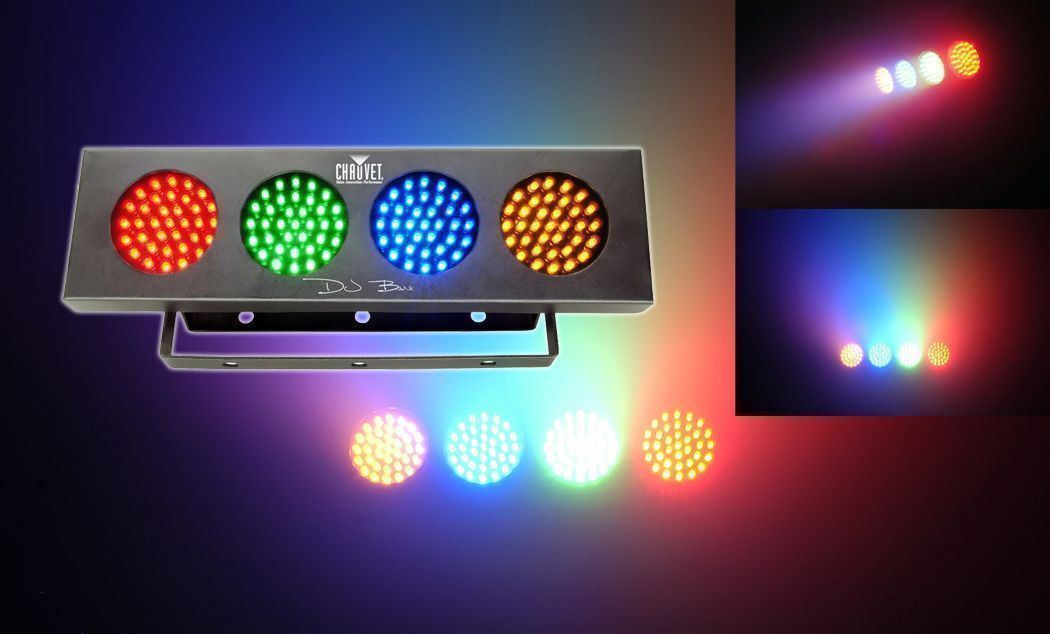 Rockville R720L LED Fog/Smoke Machine w/ Remote + DJ Bank RGBA LED Light