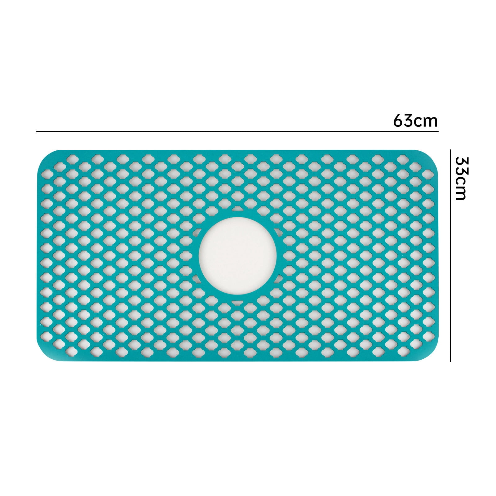 Silicone Sink Mat Rear Kitchen Sink Protector Accessory Folding Non-slip Sink Mats For Bottom Of Stainless Steel Porcelain Sink 3PCS