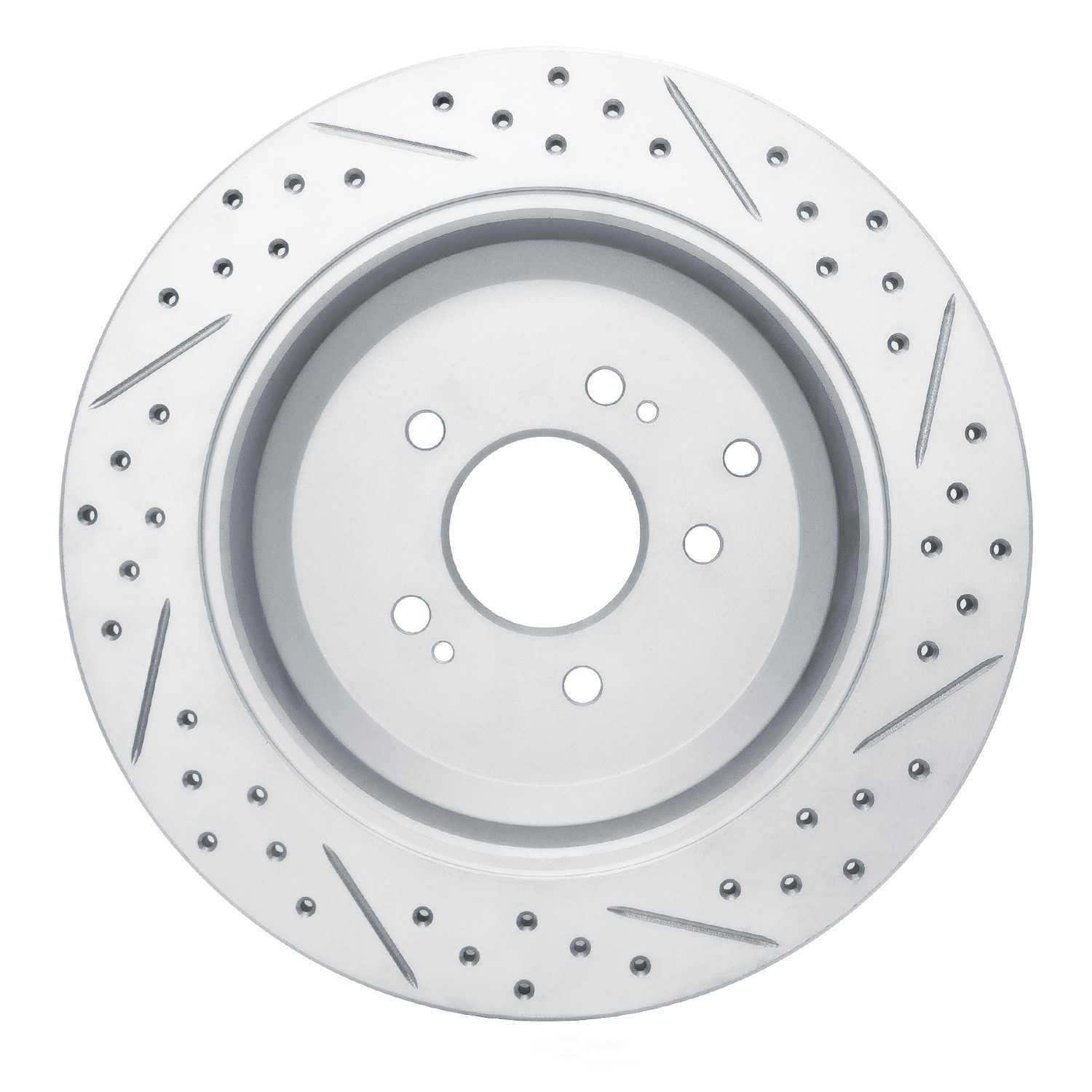 Dynamic Friction Company 830-03048L DFC Geoperformance Rotor - Drilled and Slotted