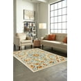 Mainstays Bright Persian Medallion Multicolor Indoor Area Rug, 5'x7