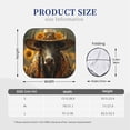 thumbnail image 3 of Saiise Sunflower Cowboy Hat Cow for Foldable Car Sun Shades (2-Pack) Offer Sun Protection with an Easy-fold Design for Convenient Windshield Shading-Large, 3 of 6