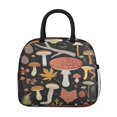 thumbnail image 2 of Lunch Bag Women Insulated Lunch Box Reusable Leakproof Large Cooler Tote for Healthy Eating Enthusiasts with Side Pockets for Work Office Picnic Mushroom, 2 of 7