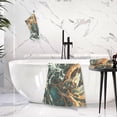 thumbnail image 6 of Coolnut Dark Marble Texture Bath Towels Set - 1 Bath Towel 1 Washcloth Extra Absorbent Pure Cotton Towels, Super Soft Bathroom Towels for Home, Hotel, Spa Washcloth Gift, 6 of 7