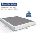 HAICHI 7 Inch Box Spring Queen, Low Profile Metal Boxsprings/Mattress