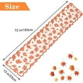 thumbnail image 2 of Fall Table Runners 72 Inch, Thanksgiving Table Runner with Lace Maple Leaves, Pumpkins for Lace Table Runner Harvest Thanksgiving Party Decoration, 2 of 6