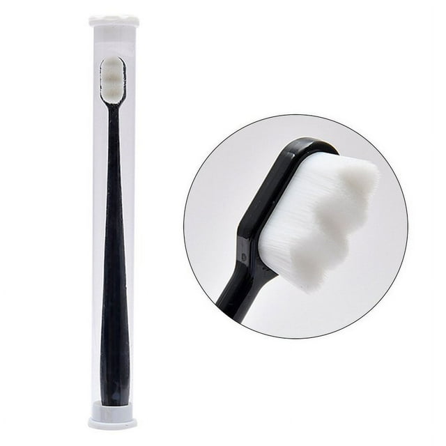 Extra Soft Manual High Density Toothbrush Good Cleaning Effect Super Fine Bristles Toothbrush for Adult New。,