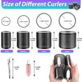 thumbnail image 2 of Hair Rollers set - 50 Piece Self Grip Hair Curlers Set for Long Medium Short Hair (6 Jumbo 6 Large 6 Medium 6 Small Hair Rollers 24 Pcs Hair Clips 1 Hair Combs 1 Storage Bag) 4 Sizes Black, 2 of 7