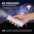 thumbnail image 3 of Amerelle Emergency Lighting Rechargeable Flashlight with Battery Backup, 3 of 7