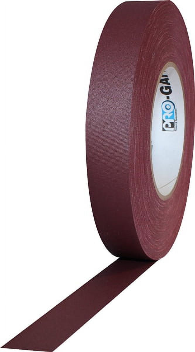 Pro Gaff Gaffers Tape 1 And 2 Inch Widths, 17 Colors Available, 1 Inch, Burgundy