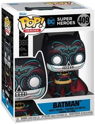 Funko POP Heroes: Dia De Los DC- Batman Figurine En Vinyle
