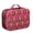 Rose-red, variant on Nautical Lunch Tote – Lobster Seafood Starfish Coastal Cute Funny Lobster Crustacean Marine Ocean Sea Life Red Blue Vintage Beach Tropical Insulated Lunch Bag for Preschool