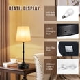 thumbnail image 5 of Coliware Black Cordless Table Lamp, Rechargeable Battery Operated Lamps, Stepless Dimming Touch Control Wireless Lamp, Vintage Decor Night Light for Bedroom, Bedside, Bar, Balcony, LED Bulb Included, 5 of 12