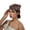 Brown, variant on Women Knit Plush Bear Ear Balaclava Winter Warm Furry Hat Streetwear Face Mask
