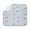 Abstract W, variant on Happy Owl Cartoon Dish Drying Mat - Super Absorbent 3-Layer Countertop Protector, Colorful & Durable
