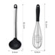 thumbnail image 2 of Juego de 2 mini utensilios de cocina: utensilios de cocina de acero inoxidable y silicona, 2 of 5