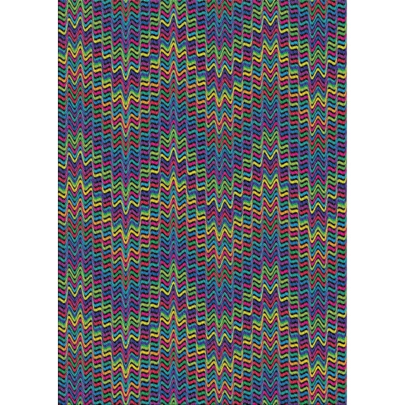 Ahgly Company Indoor Rectangle Patterned Mint Green Novelty Area Rugs, 5' x 8'