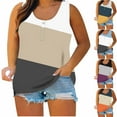 thumbnail image 1 of Ashirexll Débardeurs Sans Manches pour Femmes Grande Taille Tunique Col Rond Dentelle Décontractée Ample Été Débardeur Sans Manches, 1 of 5