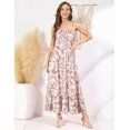 thumbnail image 4 of Vestido de verano GRACE KARIN vestido maxi floral casual para mujer, 4 of 7
