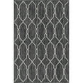 thumbnail image 1 of Unique Loom Outdoor Trellis Moroccan Rug 4' x 6' Rectangle Charcoal/Ivory, 1 of 1