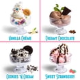 thumbnail image 3 of Nostalgia Ice Cream Mix Variety Pack, Vanilla Crème, Chocolate, Strawberry, and Cookies N' Cream, 4 Pack 8oz Pouches, Gluten-Free Dessert Mix, 3 of 8