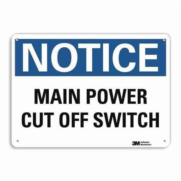 Lyle Notice Sign,7 in x 10 in,Aluminum U5-1316-RA_10X7