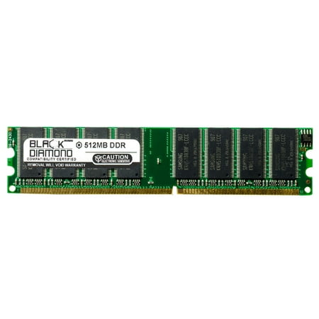 Pc 3200 Ddr Memory Module - 512MB RAM Memory for Compaq Pavilion 400 Series 403.fr 184pin PC3200 DDR DIMM 400MHz Black Diamond Memory Module Upgrade