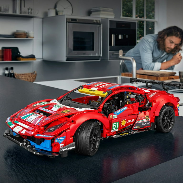 LEGO Technic Ferrari 488 GTE “AF Corse #51” Super Car Model Kit