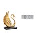 thumbnail image 1 of Estatua de resina de cisne con reloj de pared digital, gran pantalla, figura decorativa, adorno moderno de resina PP, ideal para el hogar, dormitorio,, 1 of 8