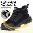 thumbnail image 5 of LAoutun Steel Toe Boots for Men High-top Safety Work Boots Comfort Construction Boots, 5 of 6