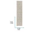thumbnail image 4 of Livabliss Wool Rugs for Living Room, 2x12 Arise Modern Light Gray Runner Area Rug, Bedroom Dining Room Home Decor Handmade Carpet (2'3" x 12' Runner), 4 of 5