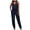 Navy, variant on Giftesty Womens Pants Clearance!Womens Casual Off Shoulder Denim Jeans Pocket Sleeveless Jumpsuits Rompers