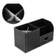 thumbnail image 5 of Organizador de suministros de escritorio negro organizador de escritorio estilo de cuero moderno 92 x 41 x 48 pulgadas Almacenamiento de lápices de oficina Almacenamiento de ANGGREK Otros, 5 of 8