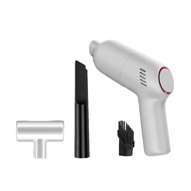Moyic Aspiradora de mano para oficina, removedor de polvo, sala de estar, dormitorio, apartamento, fuerte succión, herramienta de limpieza recargable, Electrónica Blanco