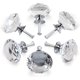thumbnail image 1 of Tiradores de cajón con diamantes brillantes, pomos de cristal para armarios, muebles: materiales de alta calidad, amplia gama de usos, 6 piezas, 1 of 5