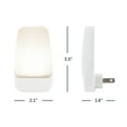 thumbnail image 2 of GE Automatic LED Plug-In Night Light, White, 30965, 2 of 5