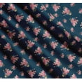 thumbnail image 3 of Soimoi Cotton Cambric Fabric Leaves & Floral Printed Craft Fabric by The Yard 42 Inch Wide, 3 of 7
