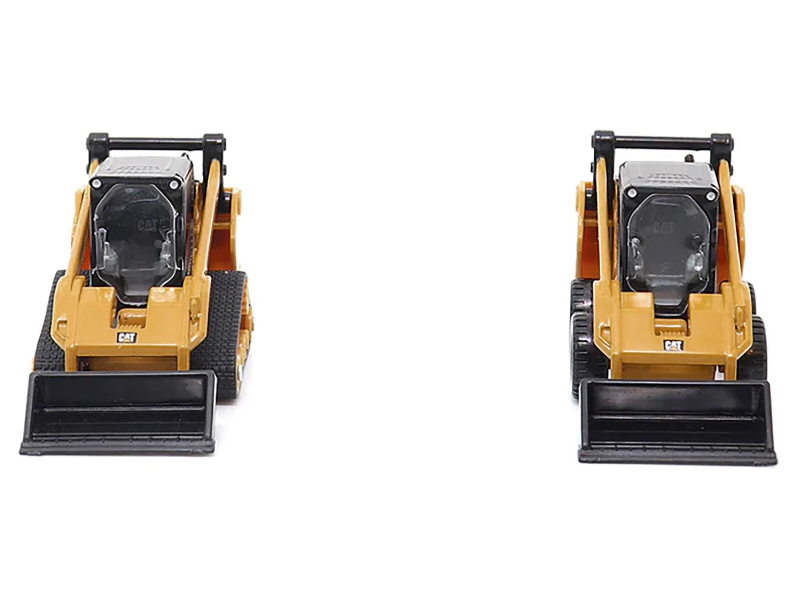 CAT Caterpillar 272D2 Skid Steer Loader Yellow & CAT 297D2