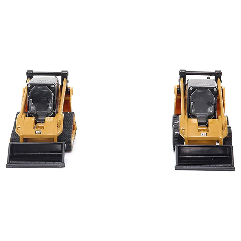 CAT Caterpillar 272D2 Skid Steer Loader Yellow & CAT 297D2