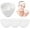 White, variant on 4Pcs Silicone Facial Bowls,Face Mask Mixing Bowl,Household Mud Bowl,Cosmetic Beauty Tools,Skin Care Mixing Bowl,Soft Anti-Drop Odorless Bowl,for Home Salon Spa Pink