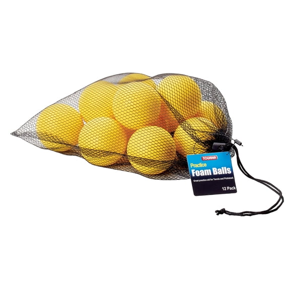 Pelotas de espuma Tourna Tennis Pickleball Practice, paquete de 12