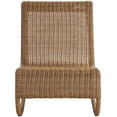 thumbnail image 3 of Meridian Furniture Antigua Natural Wicker And Steel Outdoor Patio Rocker, 3 of 11